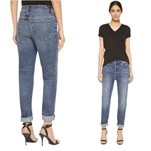 Alexander‎ Wang Boyfriend Fit Style 003 Medium Wash 5 Pocket Jeans Size 27